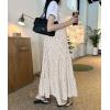 imagechouyatou Womens Retro Plaid Suspender Maxi Dress Sleeveless Ruffle Tiered Overall Jumper Long DressKhaki