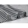 imagechouyatou Womens Vertical Striped High Waist Maxi Skirt Vintage Floral Cotton Long Skirt with PocketsGray