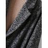 imagechouyatou Womens Winter Herringbone Stripe Long Wool Coat Double Breasted Dressy Casual Trench Coat OvercoatDark Grey