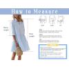imagechouyatou Womens Striped Button Down Shirt Dress Loose Casual Cuffed Sleeve Tiered Mini Tunic DressOrange Pink