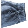imagechouyatou Mens Vintage Tie Dye LaceUp Notch Neck Hippie Pullover Henley Shirt XXLarge Blue