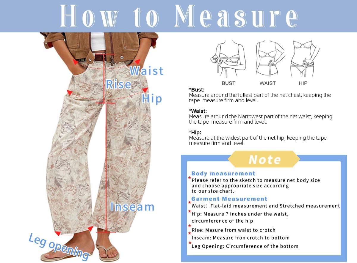 imagechouyatou Womens Y2k Baggy Wide Leg Denim Pants Boho Floral Printed Boyfriend Barrel Jeans with PocketsFlower Black