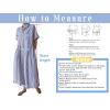 imagechouyatou Womens Cotton Striped Shirt Dress Button Up Short Sleeve Midi Long Shift Dress with PocketsPurple