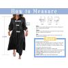 imagechouyatou Womens Loose Fit Puff Sleeve Maxi Tiered Babydoll Dress VNeck Cotton Long Button Down DressBlack