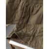 imagechouyatou Womens Winter Elastic Waist Padded ALine Quilted Midi Long Puffer Insulated Skirt with PocketDark Brown