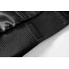 imagechouyatou Mens Stylish Hooded ZipFront Fleece Lined Moto Pu Leather Bomber Jackets XLarge Black