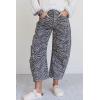 image:imageCHOUYATOU Womens Baggy Barrel Jeans Wide Leg Boyfriend Jeans High Waisted Y2K Cropped Denim Harem PantsGrey