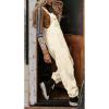 image:imagechouyatou Womens Fuzzy Fleece Overall Adjustable Strap Warm Winter Bib Overalls Casual JumpsuitsBeige