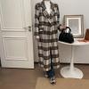 image:imagechouyatou Womens Casual Business Wool Blend Coat Loose Double Breasted Suit Coat Dressy Blazer Pea CoatApricot