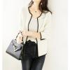 image:imagechouyatou Womens Elegant Knit Open Front Cardigan Sweater RIC Rac Slim Business Casual Blazer JacketBeige