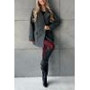 image:imagechouyatou Womens 2025 Fall Winter Double Breasted Wool Coat Mid Long Dressy Casual Pea Coat OvercoatGrey
