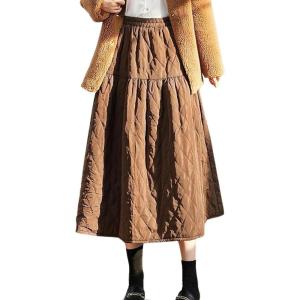 image:imagechouyatou Womens Puff Sleeve Babydoll Dress Cute Gingham Peter Pan Collar Shift Plaid Mini Short DressBrown