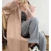 image:imagechouyatou Womens Casual Hooded Long Cardigan Sweaters Slouchy Oversized Knitted Duster Trench Coat Outerwear JacketPink