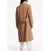 image:imagechouyatou Womens Double Breasted Wool Coat Notch Lapel Business Casual Midi Long Winter OvercoatCamel