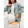 image:imagechouyatou Womens 2025 Fall Argyle Plaid Knitted Sweater Cardigan Cute VNeck Button Down Cardigan JacketGreyish Green