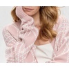 image:imagechouyatou Womens 2025 Fall Argyle Plaid Knitted Sweater Cardigan Cute VNeck Button Down Cardigan JacketPink