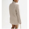 image:imagechouyatou Womens Shawl Lapel Business Casual Sweater Cardigan Double Breasted Knit Blazer Jacket CoatBeige