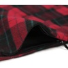 image:imagechouyatou Womens ALine Plaid Wool Blend Pleated Skirt Side Zipper XXLarge 65Red