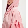 image:imagechouyatou Womens Casual Zip Up Hoodie Top Y2k Oversized Sweatshirt Jackets Spring Fall Hooded Trench Coat OuterwearPink