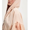 image:imagechouyatou Womens Casual Zip Up Hoodie Top Y2k Oversized Sweatshirt Jackets Spring Fall Hooded Trench Coat OuterwearSpring Blush