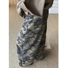 image:imagechouyatou Womens Boyefriend Y2K Camouflage Cargo Pants Wide Leg Jeans High Waisted Denim Palazzo PantsArmy Green