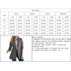 image:imagechouyatou Womens Retro Office Notch Lapel Peplum Plaid Wool Coat Blazer JacketPlaid