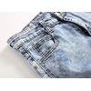 image:imagechouyatou Mens Classic Fit Distressed Jeans DecoZip Performance Rugged Wear Ripped Denim Work PantLight Blue