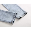 image:imagechouyatou Mens Classic Fit Distressed Jeans DecoZip Performance Rugged Wear Ripped Denim Work PantLight Blue