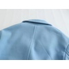 image:imagechouyatou Womens Winter Warm Notch Lapel Double Breasted Long Wool Coat OvercoatBlue