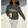 image:imagechouyatou Womens Fish Graphic Pattern Pullover Sweater Chunky Jumper TopsDark Gray