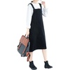 image:imagechouyatou Womens Summer Striped Printed Cotton Dress Loose Flowy A line V Neck Beach Boho Maxi Long DressBlack