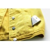 image:imagechouyatou Womens Cute Frayed Cuff Sleeveless Candy Color Denim Jean Vest JacketYellow