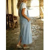 image:imagechouyatou Womens Y2K Adjustable Straps Denim Bib Jumper Overall DressLight Blue