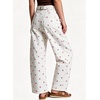 image:imagechouyatou Polka Dot Denim Pant High Waist Wide Leg Barrel Jeans for WomenWhite Pink