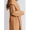 image:imagechouyatou Womens Chunky Open Front Lightweight Cardigan Hooded Slouchy Knit Long Coatigan SweaterBrown
