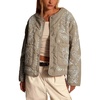 image:imagechouyatou Women Winter Embroidered Quilted Jacket Padded Cotton Short CoatKhaki