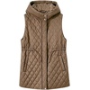 image:imagechouyatou Wool Coat Detachable Quilted Vest 2Piece Removable Liner SetsBrown