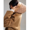 image:imagechouyatou Wool Coat Detachable Quilted Vest 2Piece Removable Liner SetsCamel