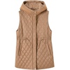 image:imagechouyatou Wool Coat Detachable Quilted Vest 2Piece Removable Liner SetsCamel