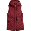 image:imagechouyatou Wool Coat Detachable Quilted Vest 2Piece Removable Liner SetsRed