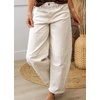 image:imagechouyatou Womens Striped Barrel Pants Baggy High Waist Wide Leg JeansKhaki