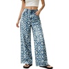 Indigo White Print