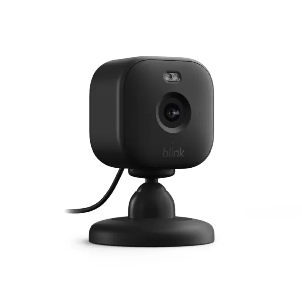 AllNew Blink Mini 2 with 1Year Plus Subscription  Plugin smart security camera HD night view in color builtin spotlight motion detection Works with Alexa  2 Cameras BlackBlack