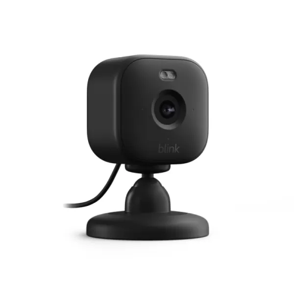 AllNew Blink Mini 2 with 1Year Plus Subscription  Plugin smart security camera HD night view in color builtin spotlight motion detection Works with Alexa  2 Cameras BlackBlack