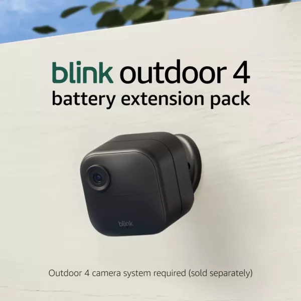 Blink Outdoor 4 with 1Year Subscription  Wireless indooroutdoor smart home security camera powerful twoyear battery life set up in minutes  1 camera systemCamera  Battery Pack 4year battery life