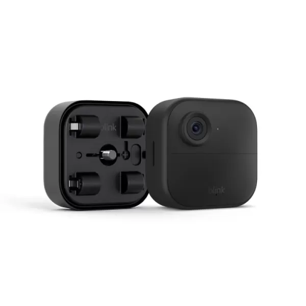 Blink Outdoor 4 with 1Year Subscription  Wireless indooroutdoor smart home security camera powerful twoyear battery life set up in minutes  1 camera systemCamera  Battery Pack 4year battery life