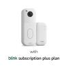 imageAllnew Blink Video Doorbell with 1Year Subscription  Headtotoe HD view twoyear battery Sync Module Core included  System BlackWhite