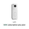 imageAllnew Blink Video Doorbell with 1Year Subscription  Headtotoe HD view twoyear battery Sync Module Core included  System BlackWhite