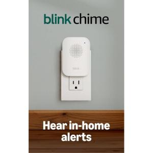 image:imageBlink Chime newest model  Realtime audible alerts you can hear anywhere in your home easy plugin installation works with all Blink doorbells