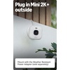 image:imageBlink Mini 2K newest model with 1Year Basic plan  Plugin Home amp Pet Security Camera with 2K video resolution color night vision enhanced audio motion detection  1 camera White